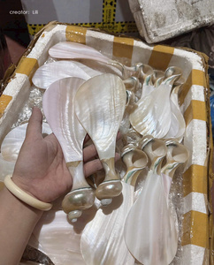 ช้อนไข่มุกทรงยาวขัดเงาแบบเป็นมิตรกับสิ่งแวดล้อมสำหรับงานแต่งงานสมัยใหม่ -CARYLN - Product Image 6