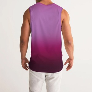 เสื้อกล้ามถักนิตติ้งผู้ชายแบบใหม่ทรงโอเวอร์ไซส์สำหรับเล่นกีฬาและฟิตเนส แขนกุดเรียบง่าย สวมใส่สบาย - Product Image 5