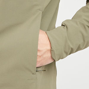 Chaqueta Bomber Softshell para Hombre, Servicio Personalizado OEM, Resistente al Viento y Transpirable, Diseño Frontal Bordado, Informal, para Invierno - Product Image 5