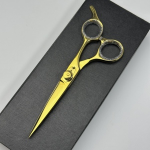 Ciseaux de coiffure professionnels droits en acier inoxydable, tranchants, de 6 pouces, pour couper et effiler - Product Image 6