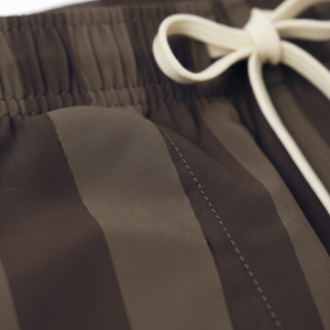 Pantalones Cortos de Lino para Hombre, Casuales, Transpirables, para Vacaciones de Verano, Playa, con Cordón en la Cintura, de Alta Calidad - Product Image 6