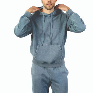 Ensemble de survêtement délavé à l'acide, matière respirante, tissu doux, idéal pour la course, la gym et l'usage quotidien - Product Image 2