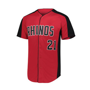 Camiseta de Béisbol Unisex de Secado Rápido y Transpirable, Manga Corta, Verano, Venta Caliente, Precio Económico, Camiseta de Béisbol con Botones - Product Image 2