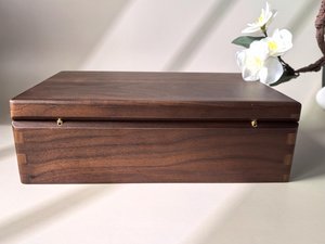 Caja de Almacenamiento de Madera Moderna con Tapa, Organizador Multiusos, Estuche para Guardar Joyas, Accesorios, Decoración del Hogar - Product Image 4