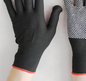Anti Slip Cotton Work <b>Gloves</b> for Warehouse Construction Work <b>Gloves</b> Cotton <b>Knit</b> Safety <b>Gloves</b> Anti Slip Grip Industrial <b>Gloves</b> - Product Image 3