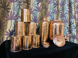 Nouveau design de gobelet en cuivre, dernier cri, verre en cuivre tendance, gobelet en cuivre de style moderne, verre en cuivre au design actualisé - Product Image 2