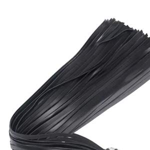 Real <b>Leather</b> <b>Flogger</b> Whip with Slim Falls and Easy Control Handle - Product Image 2