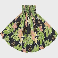 Jupe Luau Premium pour Femme, Broderie Florale Tropicale, Idéale pour l'Automne, la Plage, les Fêtes, la Danse, la Performance, Vente en Gros Personnalisée