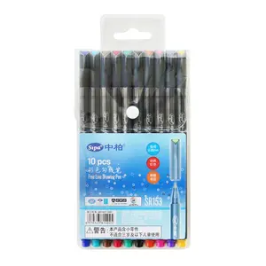 Free Shipping Sipa Fineliner Color Pens Drawing Pencil Sets 0.38mm Porous  Fine Line Point Sketch Markers - Buy Fineliner Color Pens,Fine Point Sketch