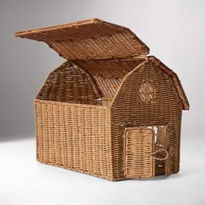 Sisu Handicraft Delightful Handmade Kids Rattan <b>Basket</b> Eco Friendly Natural Wicker <b>Storage</b> <b>Basket</b> for <b>Toys</b> Nursery Decor Gifts a - Product Image 2