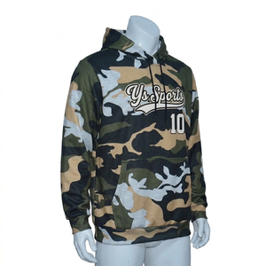 Sweat à capuche personnalisé pour l'hiver, broderie par sublimation, impression intégrale 3D, teinture unie, polaire 100% polyester, streetwear - Product Image 3
