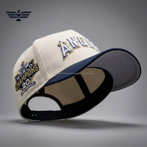 Gorra de Béisbol Blanca y Roja Personalizada, Bordada en 3D, de 6 Paneles, con Cierre a Presión |   Gorra Deportiva Unisex Ajustable |   Transpirable de Primera Calidad para Adultos - Product Image 2