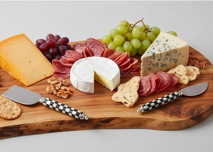 <b>Cheese</b> <b>Knife</b> <b>Set</b> Stainless Steel Blades With Checkered Handles Durable <b>Cheese</b> Tools For Serving Use Dining Use And Cutting Use - Product Image 5
