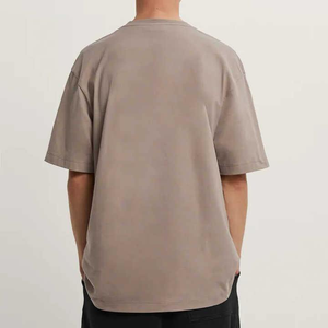 Camiseta de Algodón Oversize para Hombre, Estilo Casual Urbano, Manga Corta, Corte Holgado, Moda de Verano, Proveedor OEM, Fabricante, Fábrica - Product Image 2