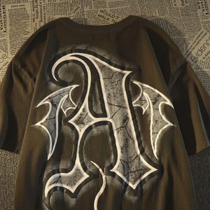 Camiseta Extra Grande de Algodón de Alta Calidad para Hombre, Cómoda y Elegante con Logotipo Personalizado en Relieve en la Parte Delantera, Último Diseño - Product Image 4