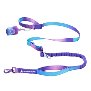 สายจูงสุนัขอเนกประสงค์แบบแฮนด์ฟรีพร้อมที่ใส่ถุงเก็บอุจจาระ สีชมพู ปรับได้ ใช้ได้ทั้งในรถและนอกบ้าน ทนทาน - Product Image 5