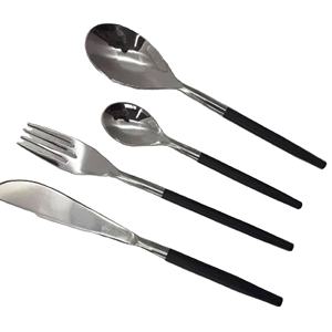 Juego de Cubiertos de Acero Inoxidable con Mango de Resina, Juego de 2 Cubiertos de Ratán Selandia, VENTA CALIENTE, HECHO EN INDIAA - Product Image 1