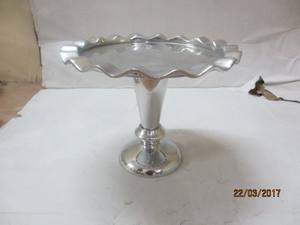 Grand plateau à gâteaux et pâtisseries en argent, accessoires de cuisine pour mariages, fêtes, présentoir à biscuits, outils à gâteaux - Product Image 2