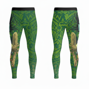 Customized Color & Size Compression Leggings Custom Printed Logo Sports Tights High Stretch Gym Workout Running Fitness Pants - Product Image 6