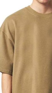 Camiseta Oversize de Algodón 100% Pesado para Hombre, Lisa, en Blanco, Estilo Urbano, Personalizable, Venta al por Mayor - Product Image 4