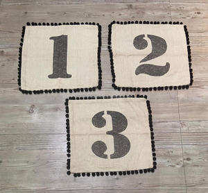 100% Cotton Modern Anti-Wrinkle Anti-static Anti-Bacteria Washable Knitted Square <b>Cushion</b> Covers Zipper Closure Customizable - Product Image 5