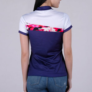 Premium Quality Summer Wear Short Sleeve Ladies Polo Shirts Custom Logo Pattern Printing Women Polo Shirts - Product Image 4
