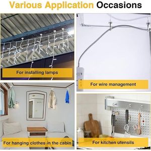 Ganci Magnetici 30 libbre+ (circa 13,6 kg) con Magneti Potenti, Resistenti, Essenziali per Cabine di Navi da Crociera, 2026, per Frigorifero e Organizzazione a Parete - Product Image 6