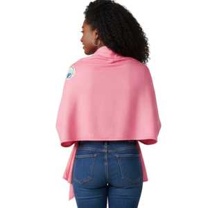 Jack <b>and</b> Jill Adult Pink <b>Shawl</b> <b>Wrap</b> Soft Lightweight Fashion Scarf Elegant Casual Party Wear for Women Comfortable Stylish - Product Image 4