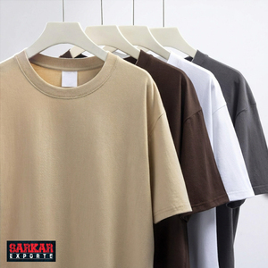 เสื้อยืดโอเวอร์ไซส์ผู้ชายคุณภาพพรีเมียม ผ้าฝ้าย 100% สกรีนโลโก้ตามสั่ง ป้องกันขนร่วง ระบายอากาศได้ดี - Product Image 1