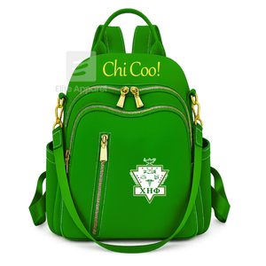 Custom Chi Eta Phi Sorority <b>Backpack</b> embroidered logo Casual Style <b>Large</b> Capacity <b>Backpack</b> for female with polyester lining - Product Image 2