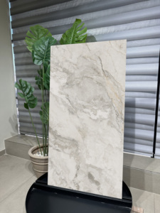 Porcelaine Premium Bianco Prime Camouflage |   Esthétique de la pierre blanche raffinée |   Revêtement mural et de sol en porcelaine antibactérien de luxe - Product Image 1
