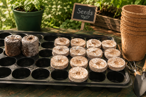 100% Natural Coco <b>Peat</b> Pellets for Seed Starting Biodegradable Coir Jiffy Growing Media - Product Image 5