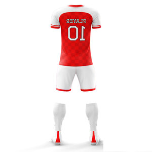 ODM Men's Soccer Jersey Set OEM Football Uniform Team Wear Kits Sublimation Design <b>Compression</b> Rugby Sportswear Uniform Sets - Product Image 3