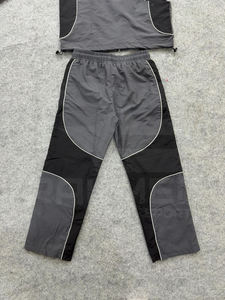 Conjunto Deportivo de Alta Calidad para Hombre, Chaqueta y Pantalones con Cordón Ajustable, 100% Nailon, Impermeable, con Líneas Reflectantes, Cortavientos, Modelo 2026 - Product Image 2