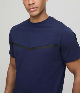 Ensemble court pour homme en coton 100% respirant, taille plus, sportswear d'entraînement, longueur genou, avec logo imprimé personnalisé, nouvelle mode - Product Image 5