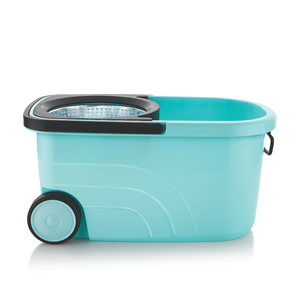 Heavy duty stainless steel spin <b>mop</b> system with portable cleaning bucket for modern household cleaning - Product Image 5