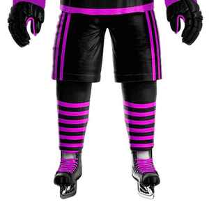 Men's Full Sublimation Print Ice Hockey Jersey Set Quick Dry Moisture Wicking Regular Fit Field & Ice Hokey Sportswear Uniforms - Product Image 2