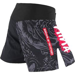 Pantalones cortos deportivos MMA personalizados al por mayor para hombres, bañadores de boxeo BJJ para agarrar ropa de artes marciales - Product Image 6