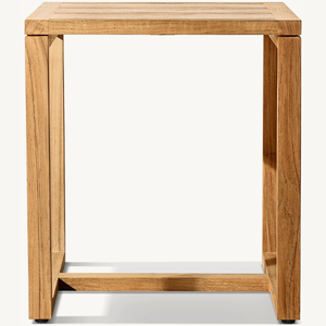 Square table furniture made of teak wood with a simple modern style, suitable for outdoor or indoor use good quality and durable - Product Image 5