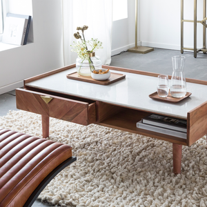 Table basse en bois d'acacia Vandana Aston Arista - Product Image 4