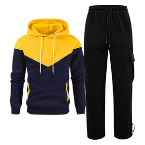 Survêtement à capuche unisexe en coton épais 300 GSM, coupe oversize, sans cordon, uni, pour l'hiver, OEM - Product Image 1