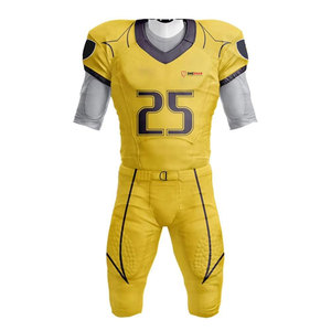 Dernier design d'uniforme de football américain, nouveau style, uniforme de football américain pour jeunes, prix de gros - Product Image 1