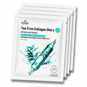 Korean Tea <b>Tree</b> Oil Sheet Mask Real Tea <b>Tree</b> Oil 40% Terpineol Hyaluronic Acid Collagen Gauze Cell Calming Acne Skin - Product Image 1