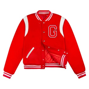 Veste de baseball pour homme en laine, best-seller, style varsity, hiver, logo personnalisé et lettres brodées, pour homme - Product Image 2