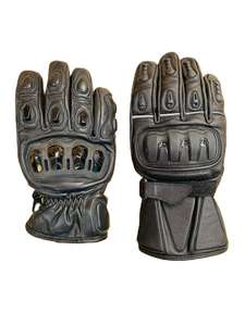 Winter Leather Motorbike <b>Gloves</b> Windproof Waterproof <b>Touchscreen</b> Full Finger Training <b>Gloves</b> with Knuckle Protection - Product Image 5