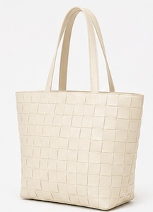 Women's Gravs Genuine Leather Woven Solid Color Summer Open Luxury Handmade Shoulder Tote Bag Premium Fashion Beach Polyester - Product Image 5