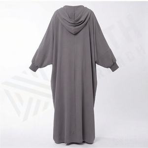 Nouvelles Robes Abaya à Fermeture Éclair pour Femmes Musulmanes, Style Moderne, Respirantes, Grandes Tailles, Manches Longues avec Décoration à Fermeture Éclair - Product Image 2