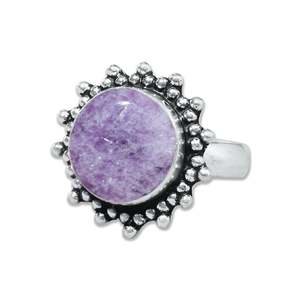 Anillo de Piedras Preciosas Hecho a Mano, Plateado, Diseño Bohemio, Varias Formas, Moderno, Venta al Por Mayor, Unisex - Product Image 1