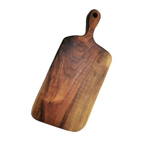 Factory Direct Supply Wood Chopping <b>Block</b> Rectangle <b>Shape</b> With Handle Single Piece Package - Product Image 1