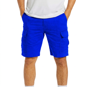 Nouvelle Arrivée Short Cargo Homme Personnalisable en Denim Taille Mi-Haute Coupe Droite Teint en Pièce pour l'Été Décontracté Sports de Plein Air Tricoté - Product Image 6